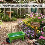 Espalhador De Adubo Adubadeira Semeadeira Gramado 10kg Verde - IWAS004VD - 4