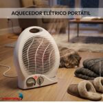 Aquecedor Elétrico Ventilador Ar Quente Portátil 1500w 127v - IWELE049 - 2