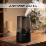Umidificador De Ar Ambiente 2,5l Elétrico 127/220v Com Névoa Preto - IWELE063PT - 4