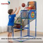 Tabela De Basquete Com Placar Eletrônico E Aremesso Ao Alvo - BW471 - 4