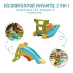 Escorregador E Gangorra Infantil 2 Degraus 30kgs Importway - BW051 - 3