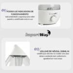 Umidificador De Ar Ambiente 1,3l Elétrico 127/220v - IWELE062 - 5
