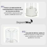 Umidificador De Ar Ambiente 2,5l Elétrico 127/220v Com Névoa - IWELE063BR - 5