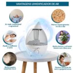 Umidificador De Ar Ambiente 1,3l Elétrico 127/220v - IWELE062 - 6