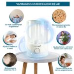 Umidificador De Ar Ambiente 3l Elétrico 127/220v Com Névoa - IWELE065 - 6