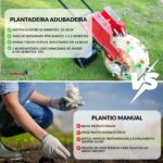 Plantadeira Adubadeira 14 Bicos 3kg Empurrar Rotativa Dupla - IWAS019 - 6