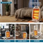 Aquecedor Elétrico Quartzo Portátil Domestico 700w 220v Way - IWELE052 - 6