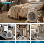 Aquecedor Elétrico Ventilador Ar Quente Portatil 220v 2000w - IWELE048 - 6
