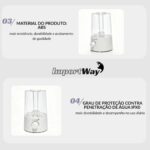 Umidificador De Ar Ambiente 2,5l Elétrico 127/220v Com Névoa - IWELE063BR - 8
