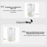 Umidificador De Ar Ambiente 3l Elétrico 127/220v Com Névoa - IWELE065 - 8