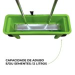 Espalhador De Adubo Adubadeira Semeadeira Gramado 10kg Verde - IWAS004VD - 8
