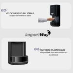 Secador De Mãos Automático Profissional 108m/s 1200w Preto - IWELE029PT - 10