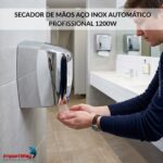 Secador De Mãos Profissional Automático 1200w Aço Inox 220v - IWELE042 - 4