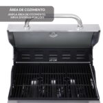 Churrasqueira À Gás Embutir 3x1 Com Forno De Pizza E Chapa Defumador - IWCG022 - 4