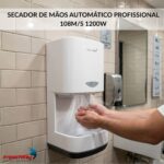 Secador De Mãos Automático Profissional 108m/s 1200w Branco - IWELE030BR - 4