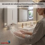 Secador Mãos Profissional Automático 77m/s 1200w Branco 127v - IWELE039BR - 4