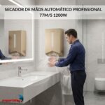 Secador Mãos Profissional Automático 77m/s 1200w Champanhe - IWELE039CH - 4