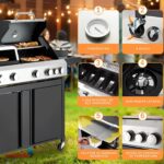 Churrasqueira Gás Gourmet Inox 3x1 Com Chapa De Lanche e Forno De Pizza - IWCG023 - 5