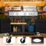 Churrasqueira Gás Gourmet Inox 3x1 Com Chapa De Lanche e Forno De Pizza - IWCG023 - 7