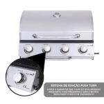 Churrasqueira À Gás Embutir 3x1 Com Forno De Pizza E Chapa Defumador - IWCG022 - 8