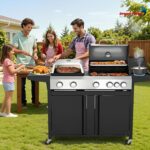 Churrasqueira Gás Gourmet Inox 3x1 Com Chapa De Lanche e Forno De Pizza - IWCG023 - 8