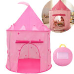 Barraca Infantil Castelo Princesa Rosa Dobrável 1,35m Bolsa - BW484RS - 1