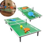 Mini Mesa Ping Pong Infantil Com Rede E Raquetes Mdf - BW486 - 1