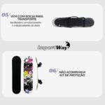 Skate Infantil Juvenil 24 Unissex Shape City Iniciante Way - BW553C - 9