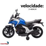 Mini Moto Elétrica Honda NC750X 12V Azul BW282AZ - 10