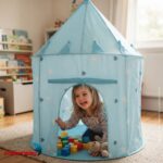 Barraca Infantil Castelo Princesa Azul Dobrável 1,35m Bolsa - BW484AZ - 10