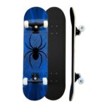 Skate Infantil Juvenil 79cm Unissex Kit Proteção Iniciante Shape Teia - BW014KT - 2
