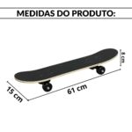 Skate Infantil Juvenil 24 Unissex Shape Radical Iniciante Way - BW553R - 3