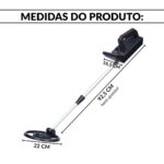 Detector Metal Portátil Com Pilha Sensibilidade Ajustável - IWDM011 - 3