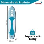 Stand Up Inflável Com Remo E Acessórios 320x76x15cm Azul - IWI019 - 3