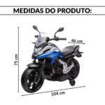 Mini Moto Elétrica Honda NC750X 12V Azul BW282AZ - 3