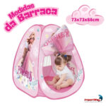 Barraca Toca Infantil Criança Princesa Rosa Dobrável Bolsa - BW482 - 3