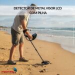 Detector Metal Portátil Visor Lcd Com Pilha Indicador Bateria - IWDM012 - 4
