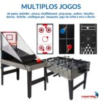 Mesa De Jogos Multifuncional 13 em 1 Preto - IWJ016PT - 4
