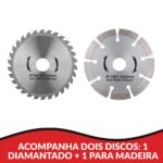 Serra Mármore Circular 1200w Importway 110v Com Discos - IWSM-110 - 4