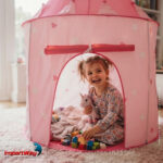 Barraca Infantil Castelo Princesa Rosa Dobrável 1,35m Bolsa - BW484RS - 6