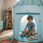 Barraca Infantil Castelo Princesa Azul Dobrável 1,35m Bolsa - BW484AZ - 6