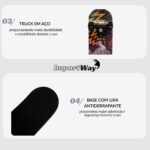 Skate Infantil Juvenil 24 Unissex Shape Radical Iniciante Way - BW553R - 7