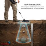 Detector Metal Portátil Com Pilha Sensibilidade Ajustável - IWDM011 - 7