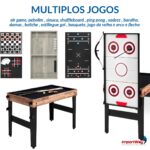 Mesa De Jogos Multifuncional 13 em 1 Preto - IWJ016PT - 6