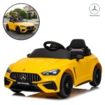 Mini Carro Elétrico Infantil 12v Mercedes-benz Cle53 Amarelo - BW435AM - 1