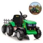 Mini Trator Elétrico Infantil 12v Com Carreta Verde - BW540VD - 1
