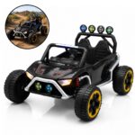 Mini Carro Elétrico Infantil 12v Buggy Preto Com Som E Luzes - BW546PT - 1