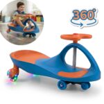 Carrinho Rolimã Car Volante Gira 360° Led Na Rodas Azul Way - BW451AL - 1