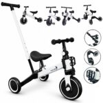 Bicicleta Equilíbrio 5x1 Balance Triciclo Empurrador Branco - BW312EBR - 1
