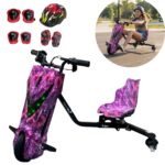 Drift Elétrico Infantil 350w Rosa Amortecedor E Kit Proteção - BW554RS - 1